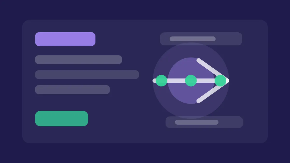 Abstract execution workflow illustration for AI for training centers