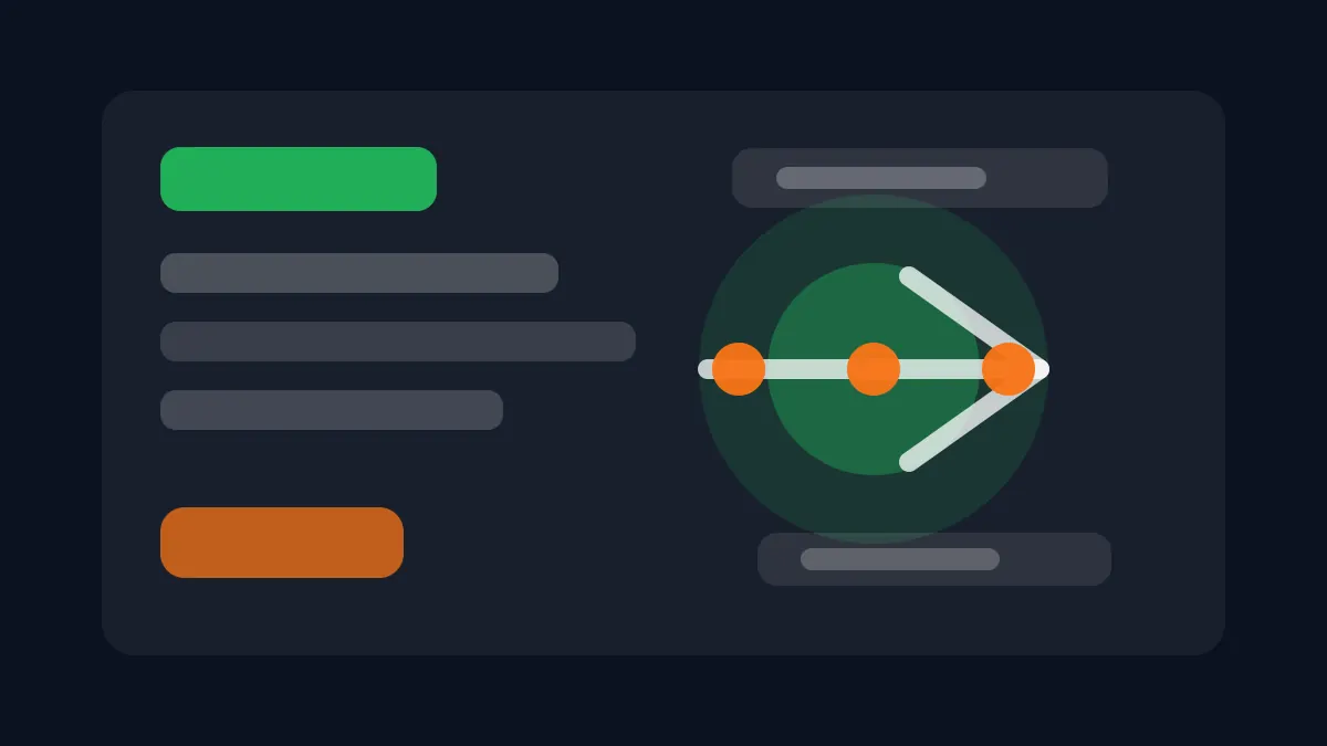 Abstract execution workflow illustration for Kaarya AI implementation